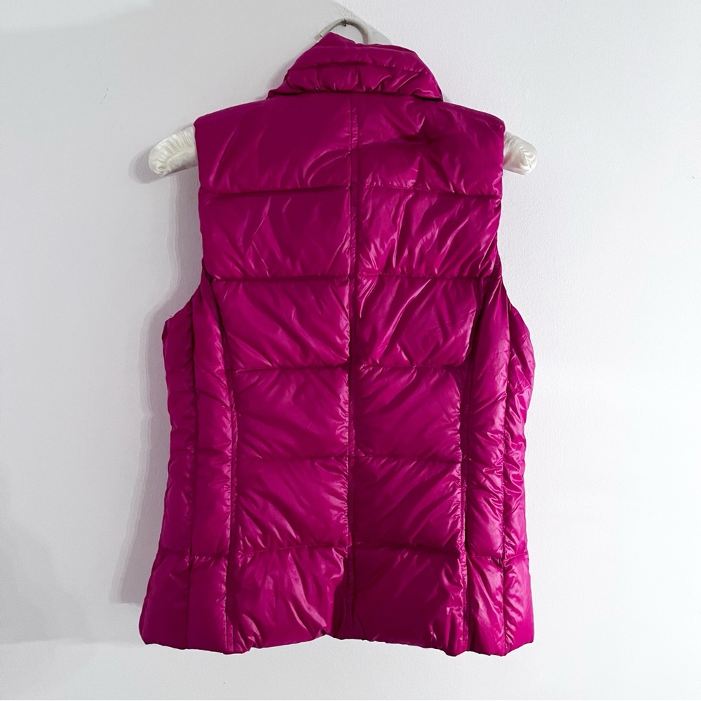 My Anorak Packable Goose Down Water Repellent Pink Vest Sz Small - Picture 2 of 8